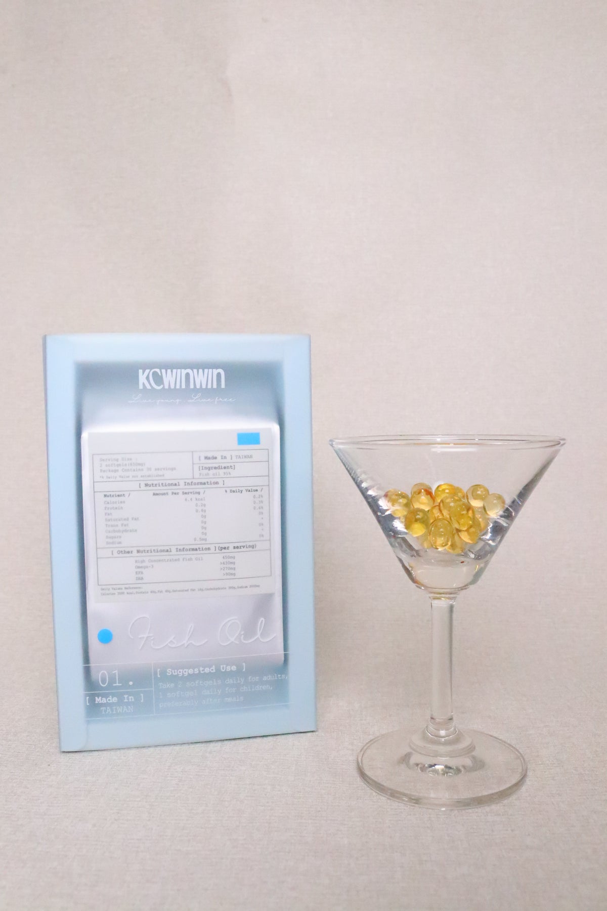【365 Pick Select 店長實測推薦🔥】KCWINWIN 95% 高濃度魚油 (8mm極細粒/香甜橙味)｜抗炎改善暗瘡泛紅｜IFOS五星認證 rTG型