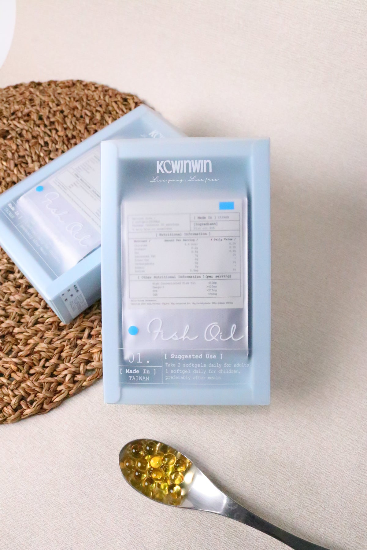 【365 Pick Select 店長實測推薦🔥】KCWINWIN 95% 高濃度魚油 (8mm極細粒/香甜橙味)｜抗炎改善暗瘡泛紅｜IFOS五星認證 rTG型