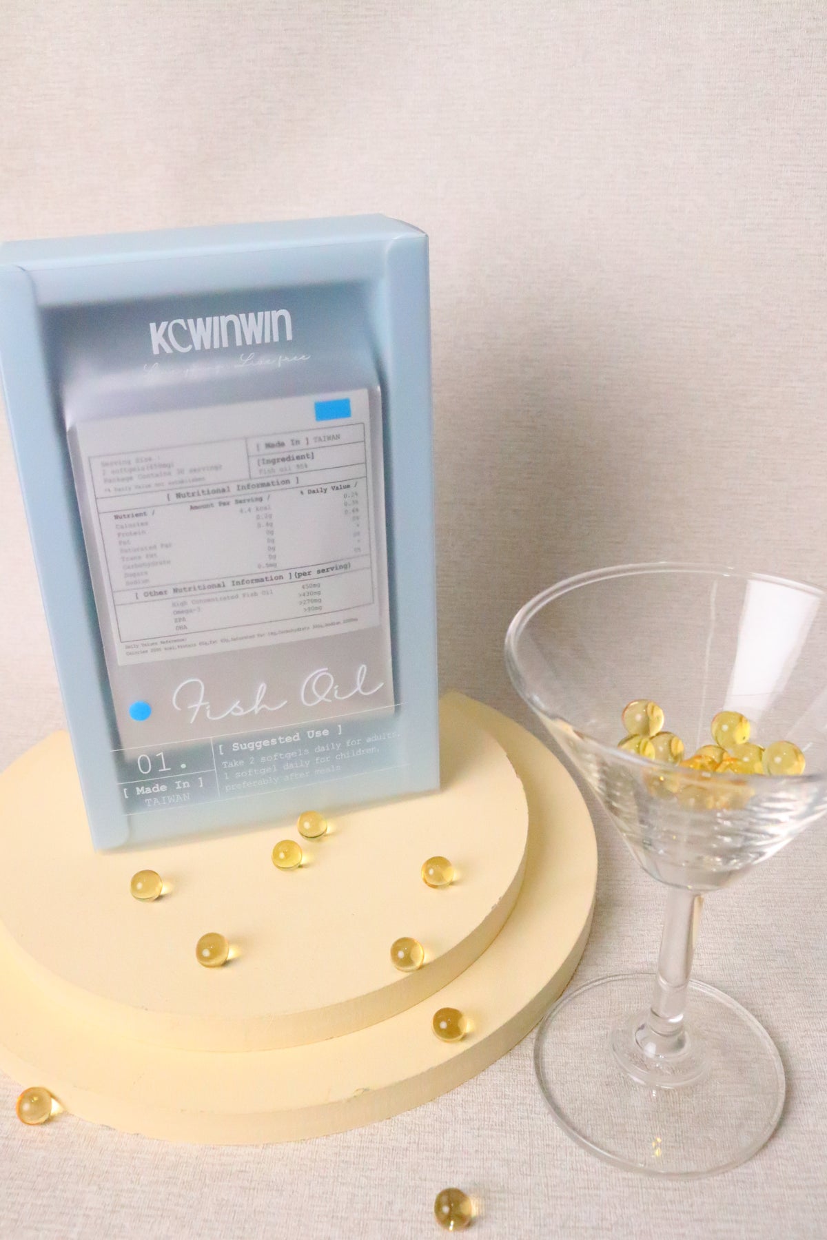 【365 Pick Select 店長實測推薦🔥】KCWINWIN 95% 高濃度魚油 (8mm極細粒/香甜橙味)｜抗炎改善暗瘡泛紅｜IFOS五星認證 rTG型