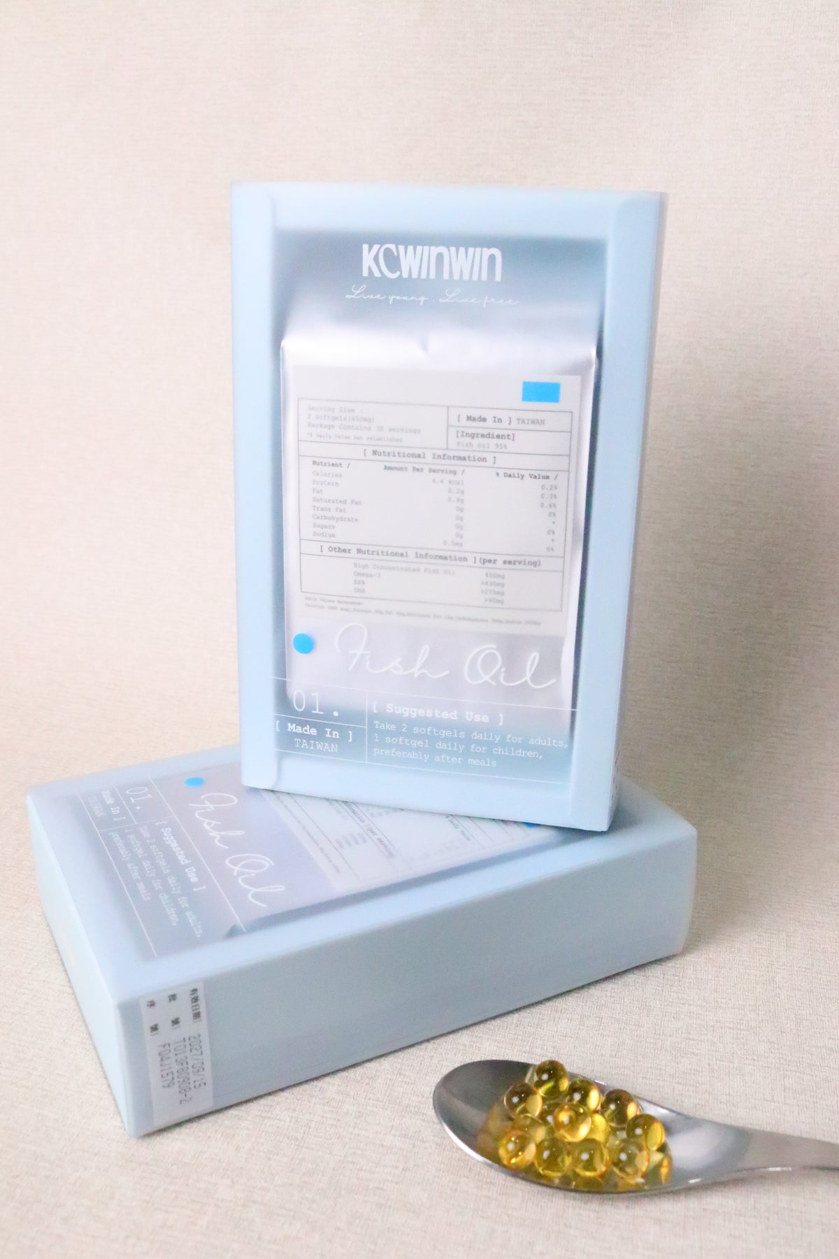 【365 Pick Select 店長實測推薦🔥】KCWINWIN 95% 高濃度魚油 (8mm極細粒/香甜橙味)｜抗炎改善暗瘡泛紅｜IFOS五星認證 rTG型
