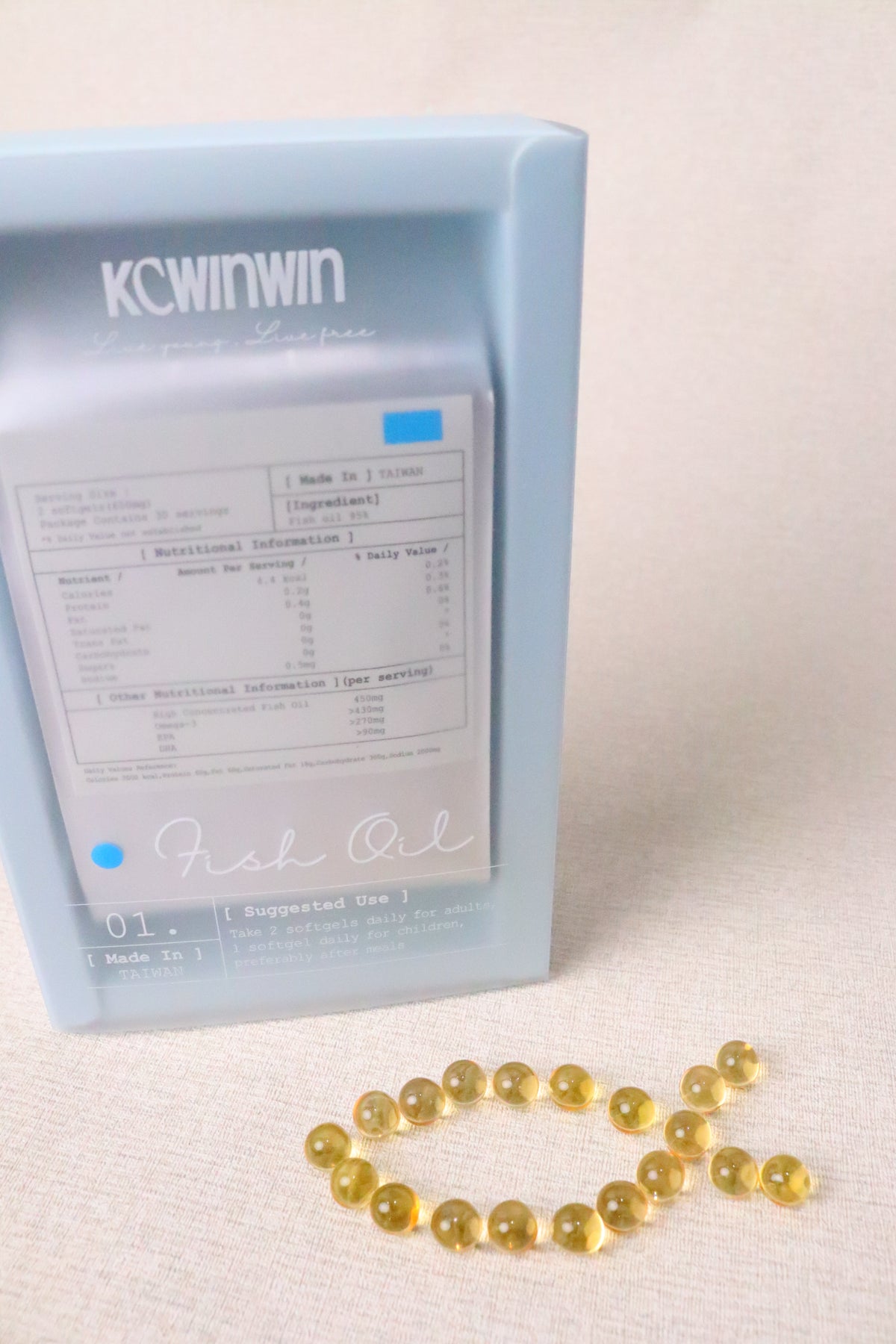 【365 Pick Select 店長實測推薦🔥】KCWINWIN 95% 高濃度魚油 (8mm極細粒/香甜橙味)｜抗炎改善暗瘡泛紅｜IFOS五星認證 rTG型