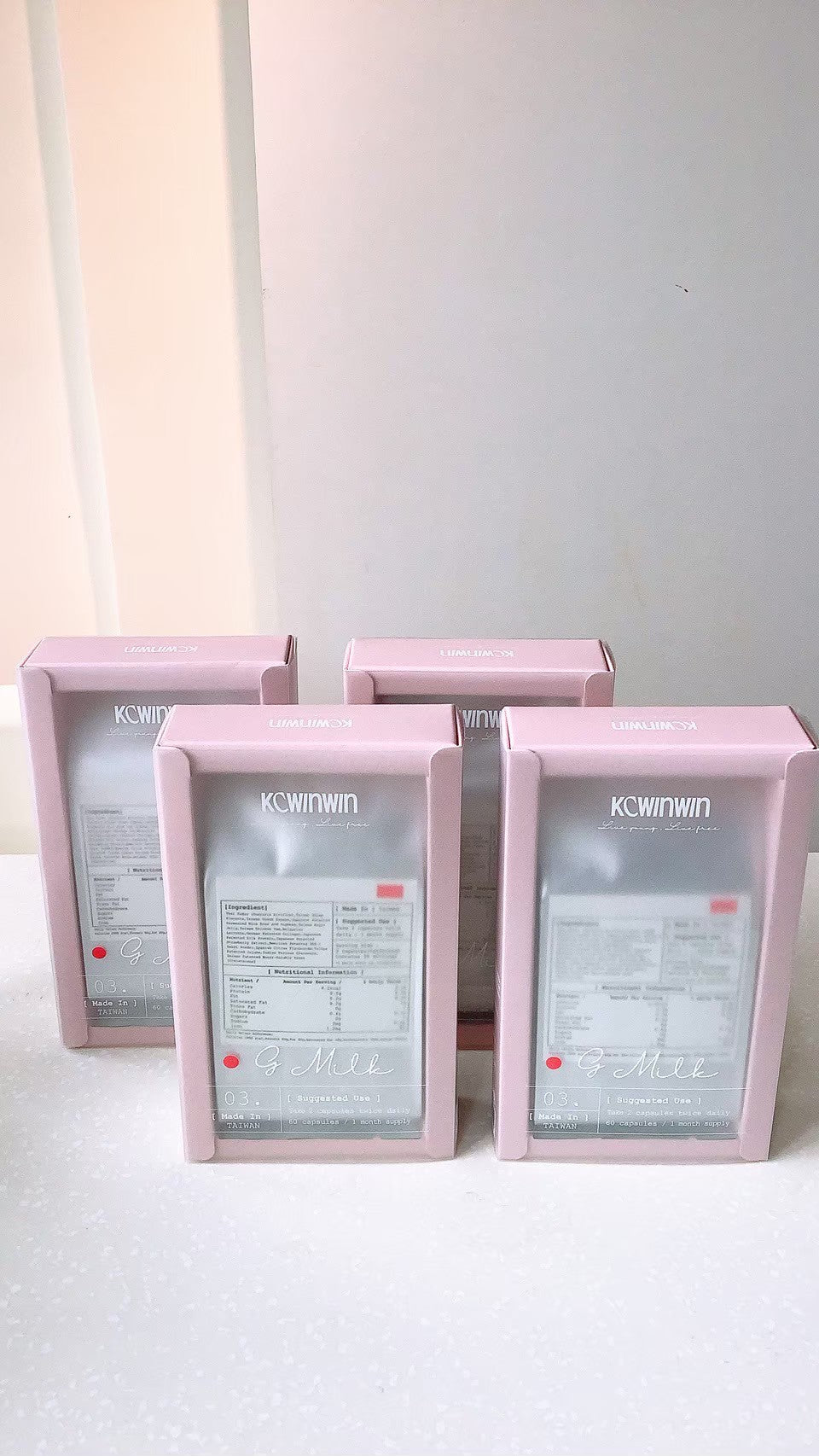 【365 Pick Select 店主強推｜現貨直送】KCWINWIN Gmilk 享柔動植物雙效美胸膠囊 (60粒)